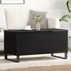 vidaXL Vidaxl Table Basse Chêne Noir 90x44,5x45 Cm Bois D'ingénierie