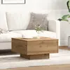vidaXL Table basse Chêne artisanal 55 x 55 x 31 cm
