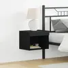vidaXL Ensemble meuble TV avec LED 2 pcs Chêne noir 40 x 30 x 30 cm