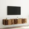 vidaXL Meuble TV mural Montage mural 2 pcs Bois Ancien 80 x 35 x 31 cm
