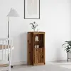 vidaXL Buffet Vidaxl Avec Éclairage Led Bois Vieilli 41x37x100 Cm