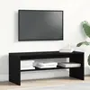 vidaXL Meuble TV chêne noir 100x40x40 cm bois d'ingénierie