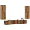 vidaXL Meubles TV muraux 4 pcs vieux bois bois d'ingénierie