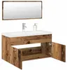 vidaXL Ensemble de meubles salle de bain 3 pcs bois d'ingénierie