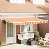 vidaXL Toile de rechange pour auvent Multicolore 380 x 195 cm