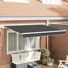 vidaXL Vidaxl Tissu De Remplacement Pour Store 3x2 M Anthracite
