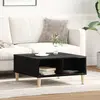 vidaXL Table Basse Vidaxl Chêne Noir 60x60x30 Cm Bois Aggloméré