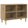 vidaXL Vidaxl Meuble Tv Chêne Artisan 69,5x30x50 Cm Bois D'ingénierie
