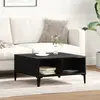vidaXL Table Basse Vidaxl Chêne Noir 60x60x30 Cm Bois D'ingénierie