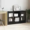 vidaXL Buffet Vidaxl Noir Chêne 120x30,5x70 Cm En Bois Composite