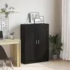 vidaXL Meuble de Bibliothèque Chêne noir 82.5 x 30.5 x 115 cm