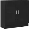 vidaXL Bibliothèque Chêne noir 82.5 x 30.5 x 80 cm Bois d'ingénierie