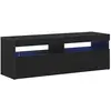 vidaXL Meuble TV Chêne noir 120 x 35 x 40 cm Bois d'ingénierie