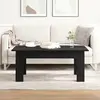 vidaXL Table Basse Vidaxl Noire En Bois D'ingénierie 100x60x42 Cm