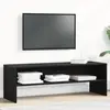 vidaXL Meuble TV chêne noir 120x40x40 cm bois d'ingénierie