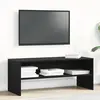 vidaXL Meuble TV chêne noir 100x40x40 cm bois d'ingénierie