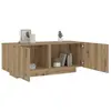 vidaXL Table de chevet chêne artisanal 100x35x40 cm bois d’ingénierie