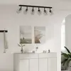 vidaXL Spot de plafond Noir 110,5 x 13 x 26 cm Verre et métal