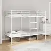 vidaXL Lit superposé sans matelas blanc 90x190 cm acier