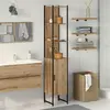 vidaXL Armoire de salle de bain chêne artisanal 33 x 33 x 185,5 cm