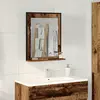 vidaXL Miroir Bois ancien 50 x 12 x 60 cm Verre et Bois Ingénierie