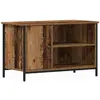 vidaXL Meuble TV en bois ancien 80x40x50 cm en bois aggloméré et acier