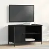 vidaXL Meuble TV Chêne noir 80 x 40 x 50 cm Bois d'ingénierie