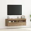 vidaXL Meuble TV mural 2 pcs chêne artisanal 60 x 30 x 40 cm