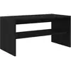 vidaXL Meuble TV chêne noir 80x40x40 cm bois d'ingénierie