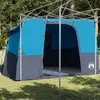 vidaXL Tente avec toit Autre Bleu et Noir