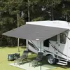 vidaXL Auvent de Caravane en Gris et Orange, 460 x 240 cm, Imperméable