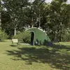 vidaXL Tente Autre avec évent Vert Large Polyester et fibre de verre