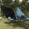 vidaXL Vidaxl Tente Familiale Tipi Bleue 12-Personnes Imperméable