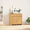 vidaXL Buffet Drammen Chêne 79 x 43 x 75,5 cm Bois de pin massif