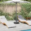 vidaXL Pied de parasol Art déco Noir Ø 45 x 39,5 cm Fer