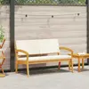 vidaXL Banc de jardin Huile Naturelle Bois d'Acacia Massif