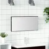vidaXL Miroir Chêne noir 80 x 37 cm Verre et Bois Ingénierie