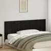vidaXL Tête de lit Chêne noir 160 x 1,5 x 80,5 cm Bois d'ingénierie