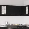 vidaXL Armoire suspendue avec étagère Lyon Chêne noir 80 x 31 x 60 cm