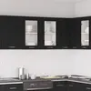 vidaXL Armoire suspendue avec étagère Lyon Chêne noir 80 x 31 x 60 cm
