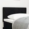 vidaXL Tête de lit LED Design en blocs de diamant Noir 80 cm Tissu