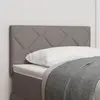 vidaXL Tête de lit LED Design blocs en diamant Taupe 80 cm Tissu