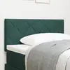 vidaXL Tête de lit LED Vert foncé 90 cm Velours