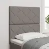 vidaXL Tête de lit Design en blocs de diamant Taupe 80 cm Tissu