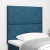 vidaXL Tête de lit LED Bleu foncé 90 cm Velours