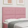 vidaXL Tête De Lit Led Vidaxl Rose 72 Cm Velours