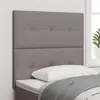 vidaXL Tête de lit LED Taupe 100 cm en tissu