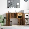 vidaXL Bureau Bois Ancien 90 x 49 x 75 cm Bois d'ingénierie