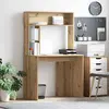 vidaXL Bureau chêne artisanal 91 x 50 x 149 cm Bois d'ingénierie