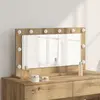 vidaXL vidaXL Miroir de vanity Chêne artisanal Panneau de particules